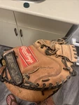 Rawlings Fastback Rpt-lt Baseball Catchers Mitt Right Thrower Broken. Fixed Price $30.55.