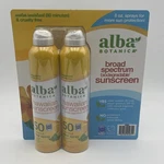 Botanical Broad Spectrum Biodegradable Sunscreen Spf 50 Coconut 8 Oz X 2 Pack. Fixed Price $16.07.