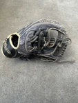 Wilson A1000 Baseball Glove Rht 11 1/2 In Black Gray Leather. Fixed Price $55.00.