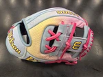 New! Wilson A2000 1986SS April 2026 Glove Of The Month 11.50" H-web Pastel. Fixed Price $329.99.