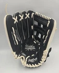 Rawlings Highlight HFP125HBW Leather Shell 12-1/2" Lht Girls Softball Glove. Fixed Price $17.00.