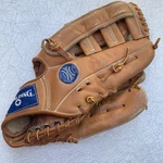 Vintage Spalding Hustler Softball Glove Mitt 42-533 Brown Leather Made Japan. Fixed Price $18.84.