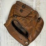 Wilson Vintage Baseball Mitt 1947 Two Fingers Here Hawk Glove Canada. Fixed Price $64.00.