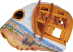 Rawlings REV1X Buffalo Exclusive Baseball Glove Rht 11.5" Brown White Blue Green. Fixed Price $499.99.