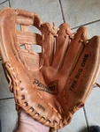 Pennant 9900 Leather Baseball Glove, Big One Pro Action Double Bar Deep Scoop. Fixed Price $22.00.