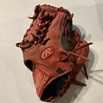 Rawlings Elite GGE115SG 11.5" Rht Leather Baseball Glove Mitt Adult Infield. Fixed Price $91.97.