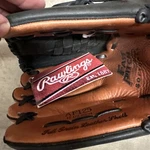 Rawlings AF125 12.5 Inch Basket Web Fastpitch Softball Glove Brown/black Lefty. Fixed Price $19.99.