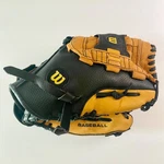 Wilson A350 11 Youth Leather Baseball Glove Rht Right Hand Throw Black Tan. Fixed Price $15.99.