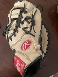 Rawlings Gg Elite 13" Left Hand Pro Design Leather Baseball Glove Beige/black. Fixed Price $200.00.