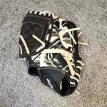 Rawlings REM105 Basket-web Leather 10.5" Black/white Finger Baseball Glove. Fixed Price $14.99.