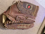 Worth Softball CCW-13 Powercell Series Glove Mitt Rht 13" Brown Oil Tan Leather. Fixed Price $18.00.
