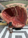 1960S Rawlings GJ95 Bobby Tolan Player Model Red Youth Glove. Fixed Price $119.00.