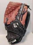 Wilson A0560 Baseball Softball Glove 13 Black Brown Leather Basket Web Rht. Fixed Price $34.95.