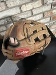 Rawlings P14HF 14" Leather Brown Baseball Glove Rht Pre Owned. Fixed Price $31.99.