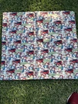 Vntg Raggedy Ann Andy Packed Dolls All Over Fabric Daisy Kingdom #4436 28X30". Fixed Price $29.99.