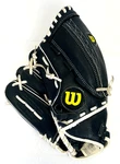 Wilson A440 Lht Fast Pitch Softball Black White A0440 12BW Leather Baseball. Fixed Price $14.99.
