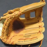Rawlings Baseball Glove PRO-6HF Gold Co Leather Tan Used Lace Wear Good. Fixed Price $545.99.