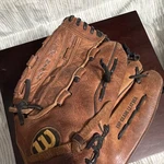 Wilson A2453 12.5" Top Grain Leather Baseball Glove Left Hand Throw Brown. Fixed Price $50.00.