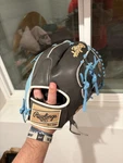 Custom Rawlings Heart Of The Hide Baseball Glove 11.75" PRO205FS-9 Finger Shift. Fixed Price $275.00.
