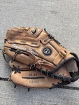 Nike Keystone Series 12.50" Leather Baseball Glove Kdr 1253, Brown/black, Lht. Fixed Price $25.00.