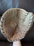 Vtg Wilson A2872 The Big Scoop Baseball First Mitt Left Hand Throw Glove. Fixed Price $48.00.