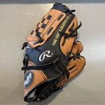 Rawlings Players Series Youth Baseball Glove PL100TBT Black Brown Mitt Rht. Fixed Price $9.99.