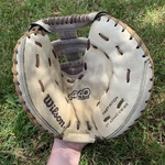 Wilson A440 A0440 Cm-br Girls Catchers Mitt Fits Tight 31" Rht Left Hand. Fixed Price $49.95.