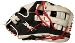 Miken PS150-PH 15" Left-hand Throw Leather Outfield Glove Wrist Strap Euc. Fixed Price $99.99.