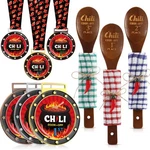 Quelay 15 Pcs Chili Cook Off Prizes 1ST 2ND 3RD Wooden Spoons Medals Cotton D.... Fixed Price $27.16.