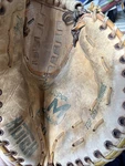 Hutch First Baseman Mitt Baseball Glove Model B600 Leather Super Pro. Fixed Price $22.58.