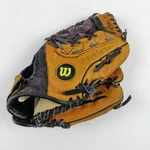 Baseball Glove Wilson Leather Crown Web T-ball Model 10" A1805 Pro 3 Rht. Fixed Price $7.90.