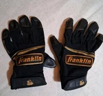 Franklin Men's Mlb Cfx Pro Baseball Batting Gloves Black/gold Adult. Fixed Price $15.00.