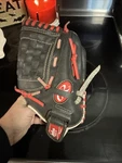 Rawlings Youth Baseball Mitt Glove PL110SB Black Red Rht Pre Owned Ripped. Fixed Price $10.00.