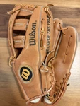 Wilson Pro Staff A2071 Vintage Baseball Glove Rht Deer Tanned Barely Used. Fixed Price $200.00.