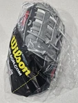 Wilson A2000 SP135SS Pro Stock 13.5" Black Grey Leather Softball Mitt Glove Rht. Fixed Price $289.00.