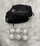 Louisville Slugger Genesis 1884 GNGM35 13.5" Left Hand Baseball Glove Leather. Fixed Price $50.00.