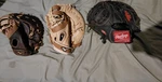 Mizuno & Rawlings First Baseball Softball Leather Gloves Lot Franchise. Fixed Price $150.00.