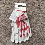 Nike Alpha Elite Batting Gloves Men's Red/white Size Medium Unisex FB2310-124. Fixed Price $42.99.