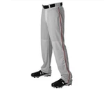 Alleson 605WLB Adult Gray Scarlet Braid Sideseams Baseball PANTS-NEW-SHIP24H. Fixed Price $25.88.