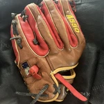 Wilson A550 11 1/2 Inch You Baseball Glove Red Brown Black. Right Hand Throw. Fixed Price $19.99.