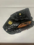Wilson A2444 Elite Leather Softball Glove Brown & Black 14" Right Hand Throw Rht. Fixed Price $22.74.