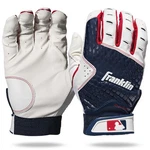 Franklin Sports Adult Xlarge Batting Gloves Genuine Leather Navy White 2ND Skinz. Fixed Price $29.69.