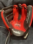 Franklin Air Tech Baseball Glove Sports Kids Youth 8.5 Red Black Strap.. Fixed Price $13.00.