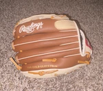 Rawlings Playmaker PM115HCF 11.5" Leather Baseball Glove Brown/beige Zero Shock. Fixed Price $32.50.