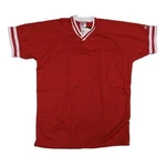 Rawlings Scarlet Paut V-neck Jersey Adult. Fixed Price $6.95.