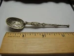 1902 All Sterling Mini Anointing Spoon English Maker Cs&fs Great Condition. Fixed Price $75.00.