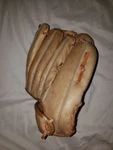 Revelation G-1236 Brown Leather Baseball Glove Right Hand Throw. Fixed Price $12.99.