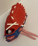 Rawlings Players Series 9 Youth Baseball Glove Left Hand Throw Red/blue. Fixed Price $15.99.