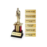 The Office Dundie Award Replica With 6 Interchangeable Plates 8 Inches Tall. Fixed Price $39.99.