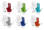 Grip Boost Peace, Shaka, And Hook 'em Football Gloves Pro Elite 6.0 - Adult. Fixed Price $50.00.